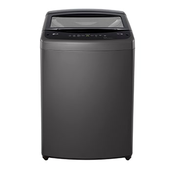 Front view of New Top Load Washing Machine-17kg Middle Black T17V1NDHG2